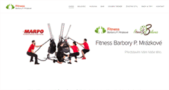 Desktop Screenshot of fitness-plzen.cz